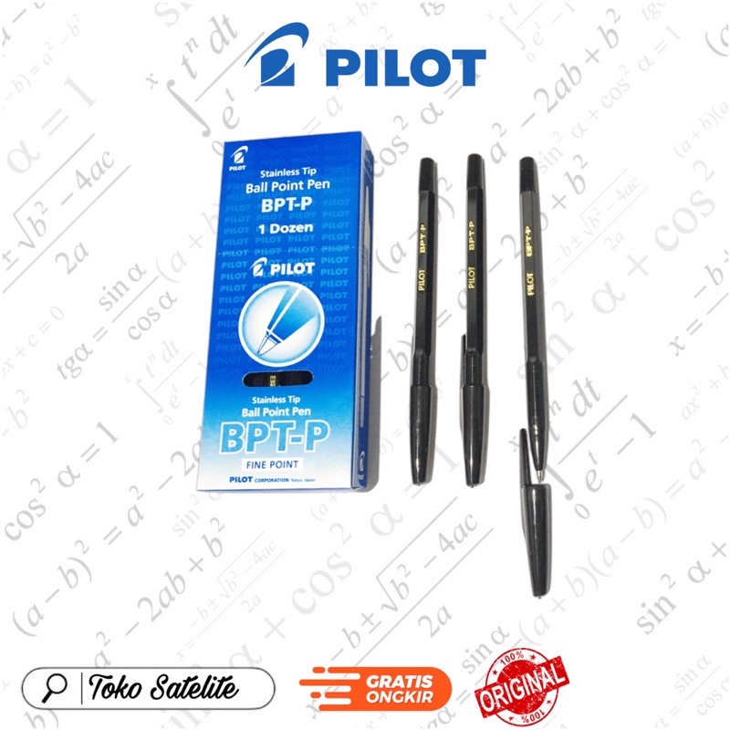 

Bolpoin - Pulpen Pilot BPTP Fine Point Tip 0,5mm Hitam