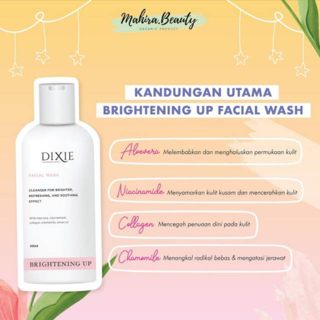 Dixie Facial Wash Brightening Up by Mahira.Beauty Mahira Beauty