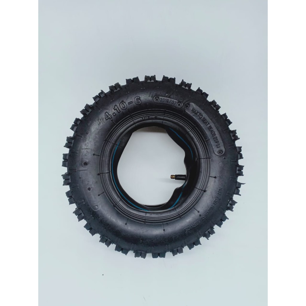 4.10-6 Depan Ban Set - Ban luar dalam - Ban Atv Mini - Ukuran 4.10 - 6 Ban ATV - Ring 6