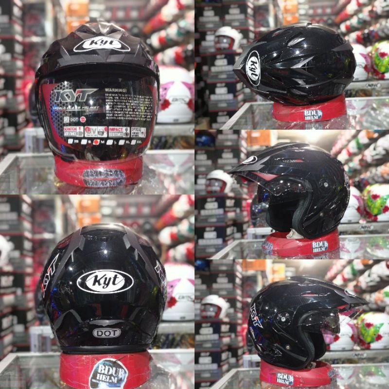 HELM KYT VENOM RR & ROMEO SOLID SERIES 100%  ORIGINAL SNI-DOT-3