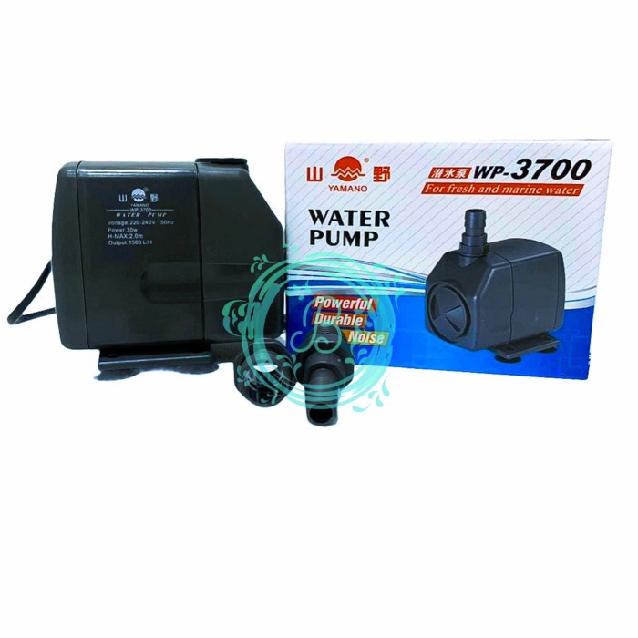 YAMANO WP 3700 WP-3700 Pompa Air Celup Pompa Kolam Aquarium Hidroponik