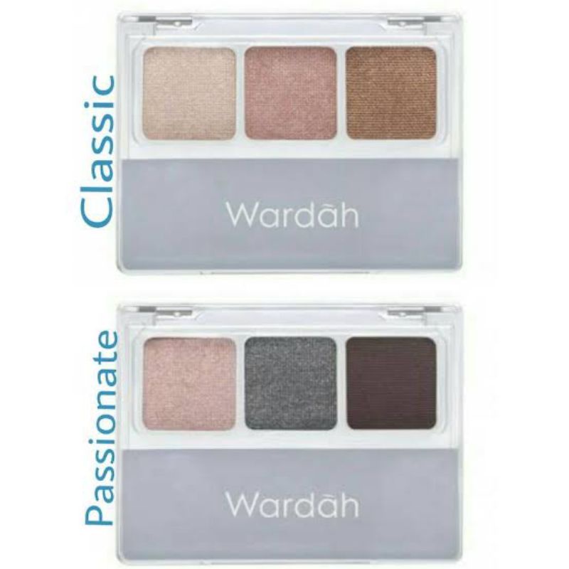 Wardah Nude Colours Eyeshadow 3in1 | Eye Shadow/Palet/Pallete/Palette/Kit/Isi 3