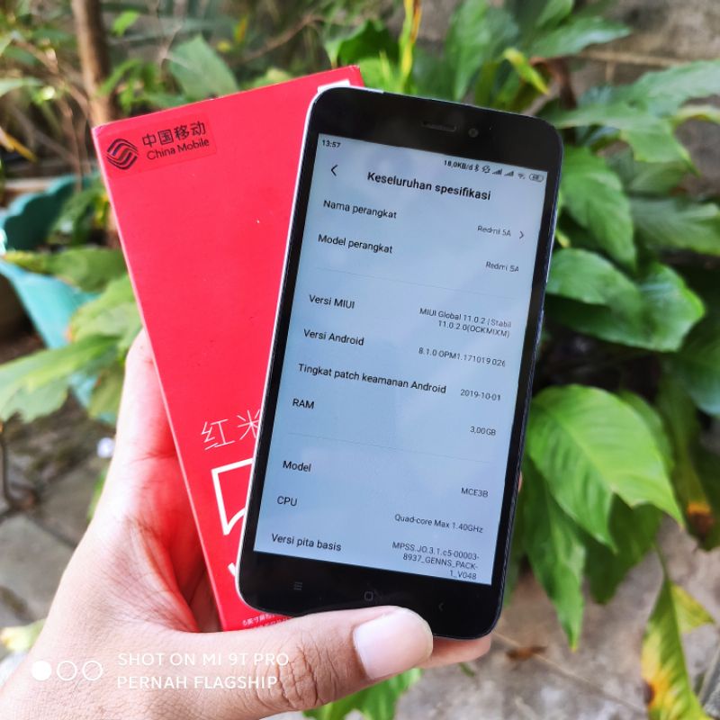 Xiaomi Redmi 5A 3/32 Fullset Second Bekas