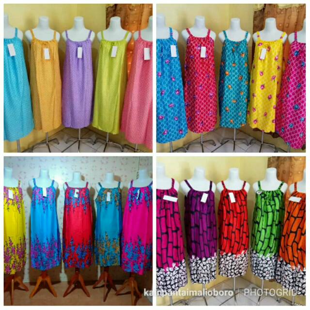 DASTER YUKENSI TALI GANDUL BATIK JUMBO BIG SIZE XXL PANJANG, DASTER BATIK TANKTOP MURAH MOTIF RANDOM