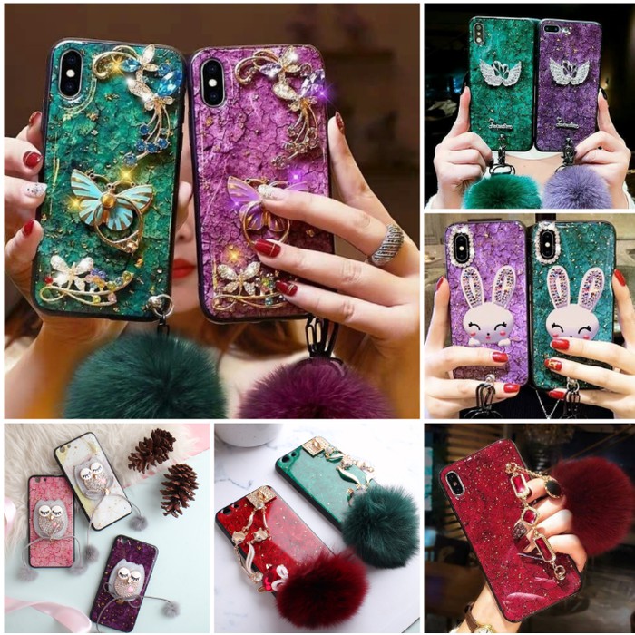 Case Vivo Y95 Custom Crystal Glass Soft Case