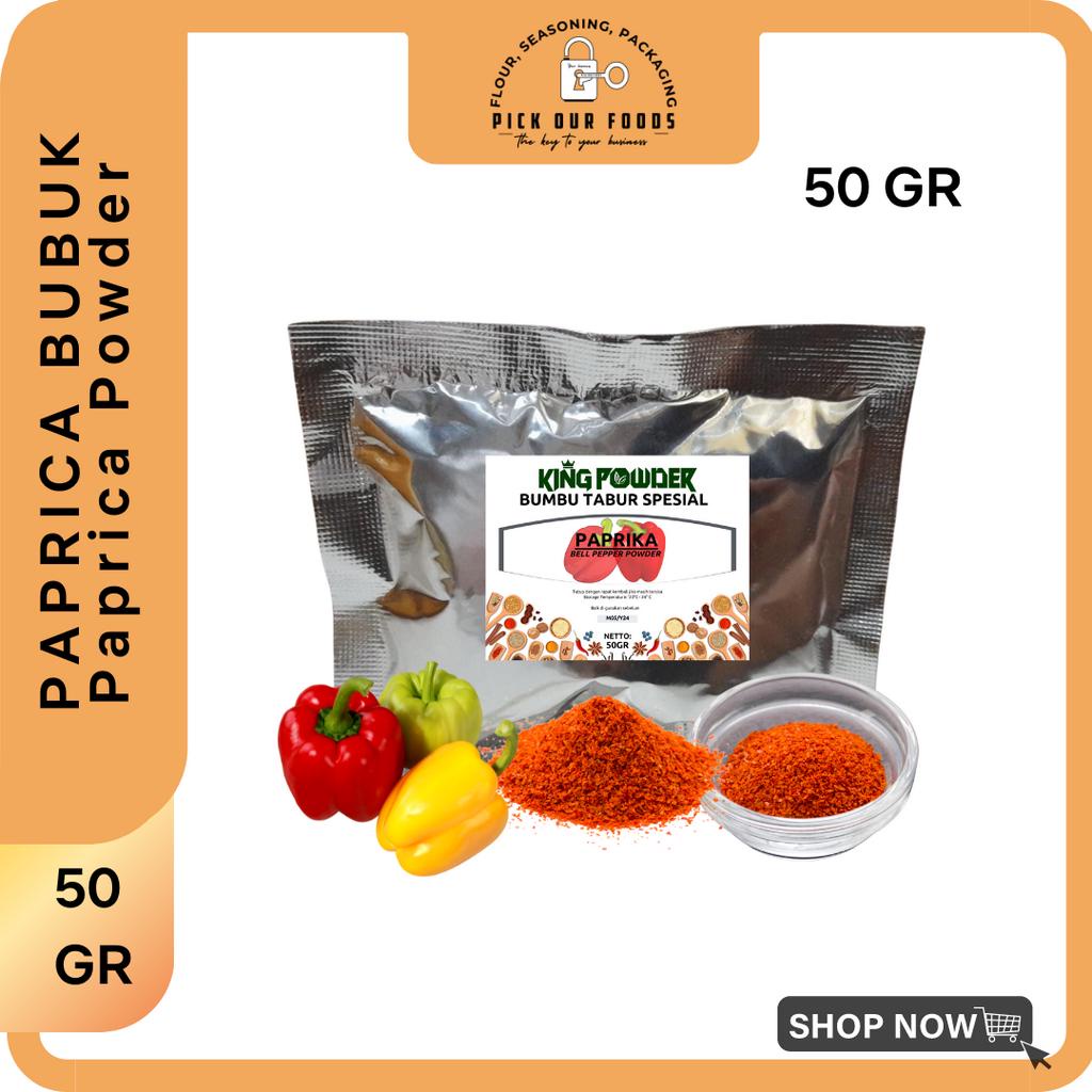 Paprika Powder 1kg / Bubuk Paprika / Bell Pepper Powder kemasan 1kg / 500gr / 250gr / 90gr / 50gr