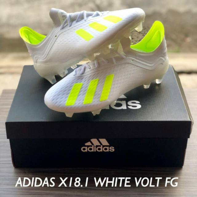 Adidas X18.1 White Volt FG
