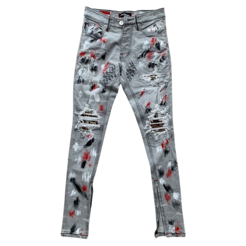 HAM Jeansku (denim it up) M1 Batik Ripped Jeans Skinny Jeans Robek Pria