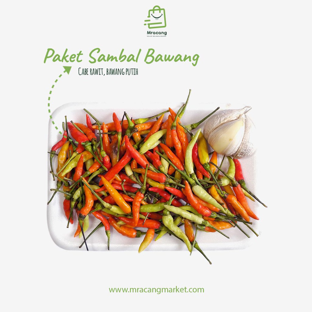 PAKET SAMBAL BAWANG / SAYUR SEGAR