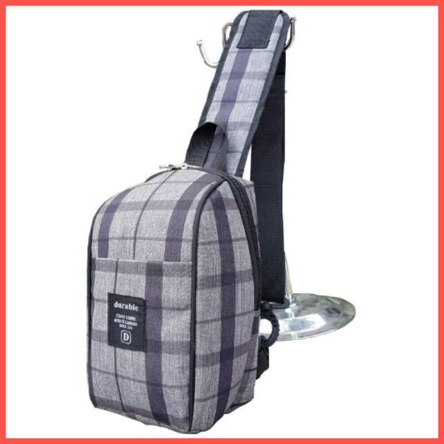 Tas slempang Murah Meriah Tas Slempang Pria Anti Maling  Sling Bag Men Anti Theft Black Terbaru