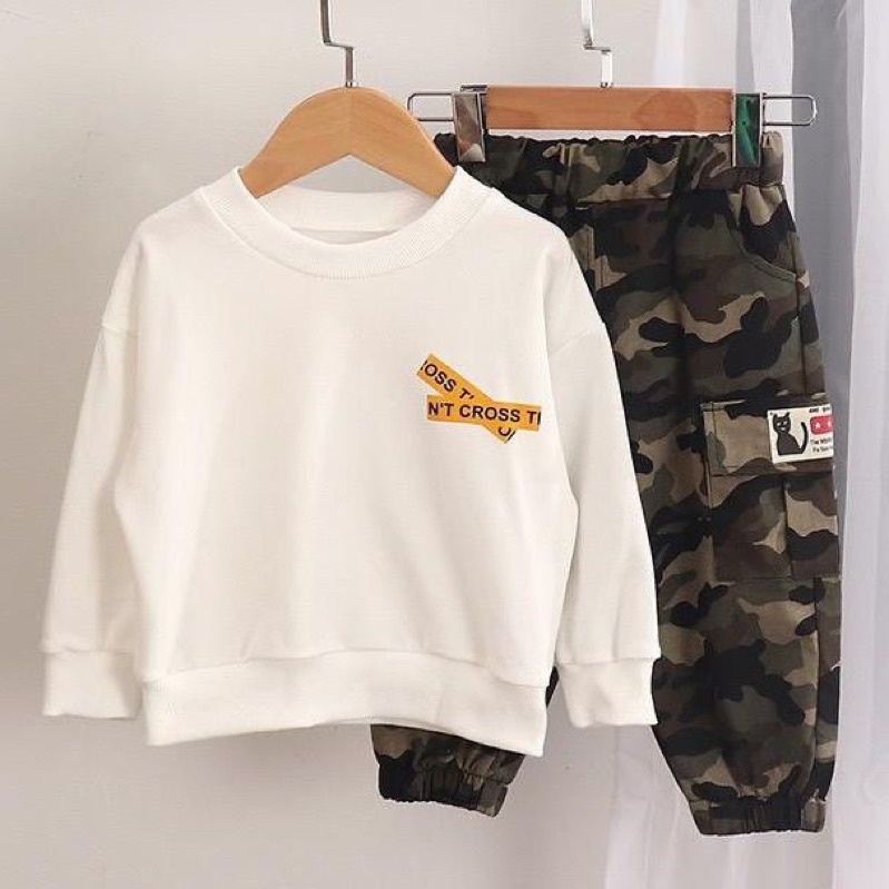 setelan sweater anak promo setelan anak laki laki motif 1-5 tahun grosir