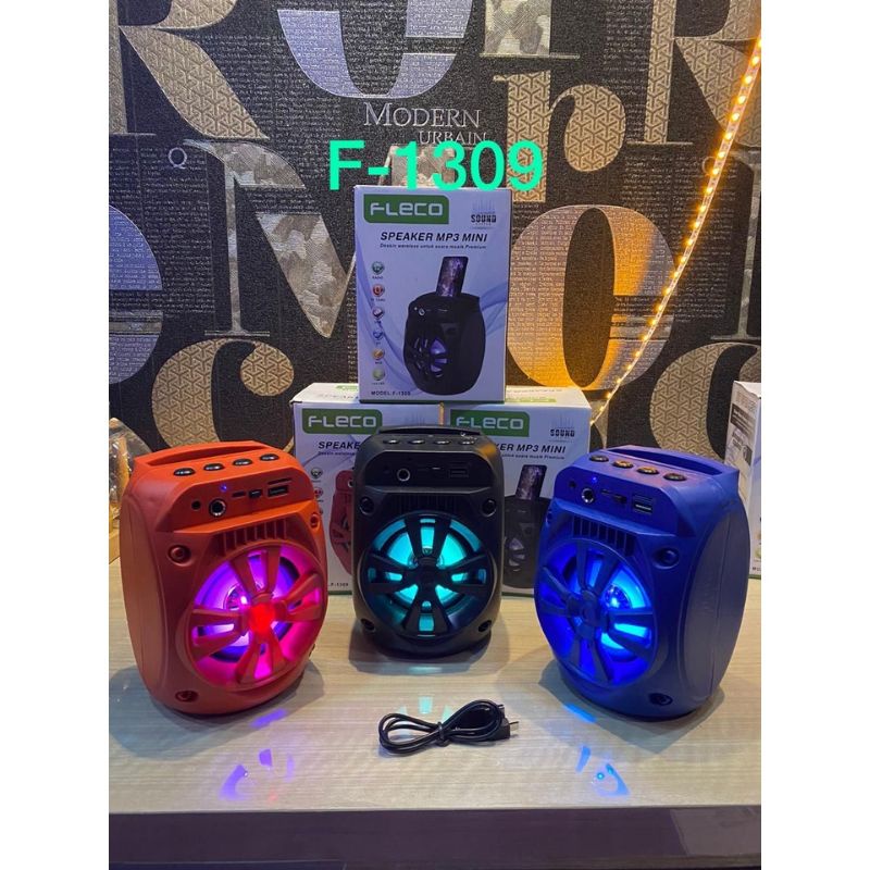 Speaker Mini Portable Wireless Bluetooth Fleco F-1309