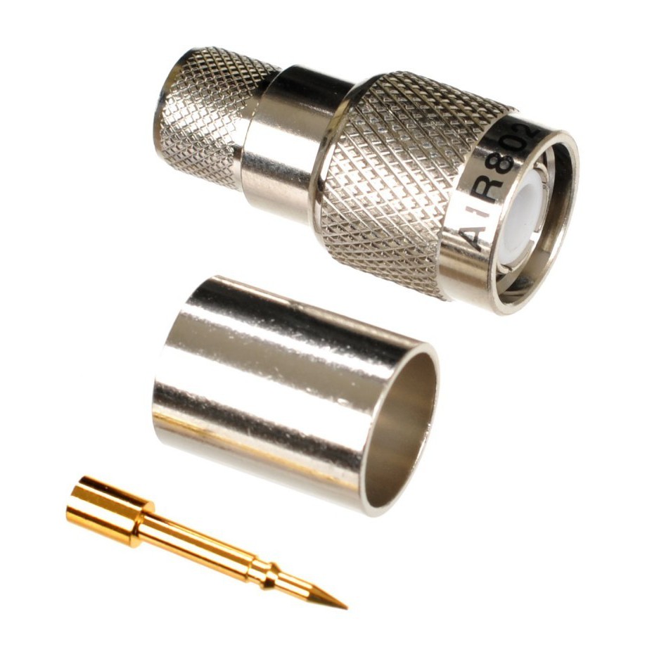 connector tnc male rg8 crimping