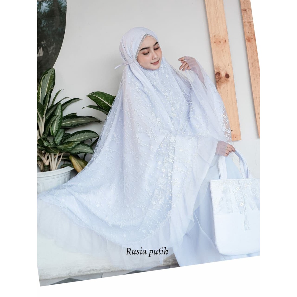 MUKENA RUSIA ORIGINAL DALANOVA (Putih)