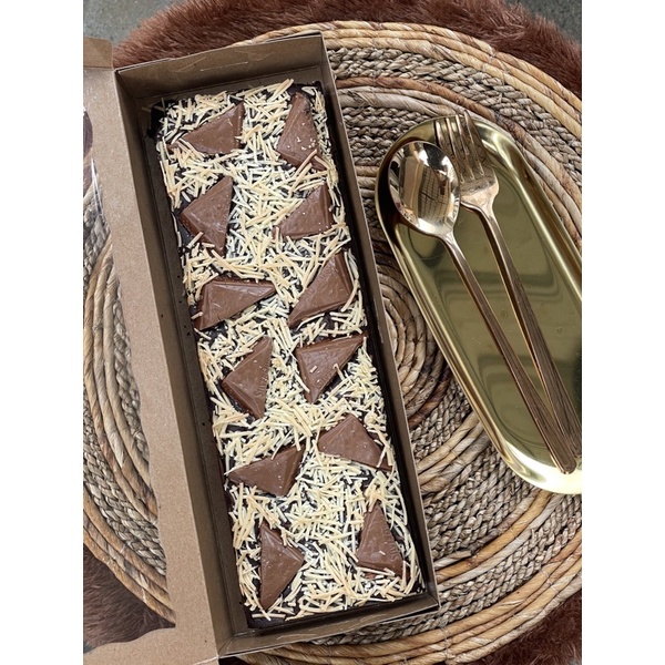 

Fudgy brownies silverqueen + keju