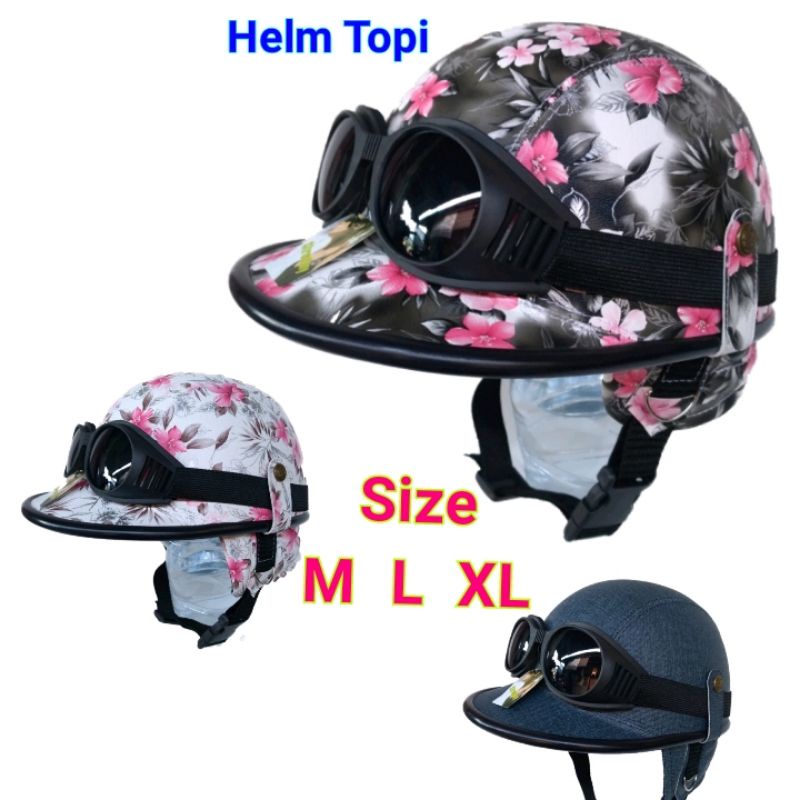helm topi klasik helm Nazi Retro Classic helm vespa helm kulit helm Jerman helm klasik