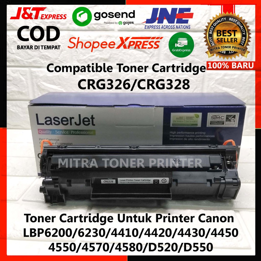 Toner Cartridge Compatible CRG326/328 untuk printer Canon LBP 6200/6230/ MF4410/4412/4420/4452/4550