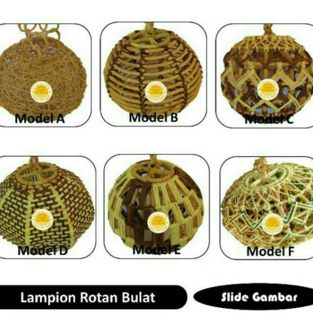 LAMPION ROTAN- LAMPU GANTUNG ROTAN-LAMPION ROTAN SINTETIS