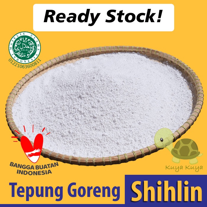 

pakai-siap-tepung-bumbu-tepung- tepung goreng crispy chicken ala shihlin ( tepung kasar ) 1kg -