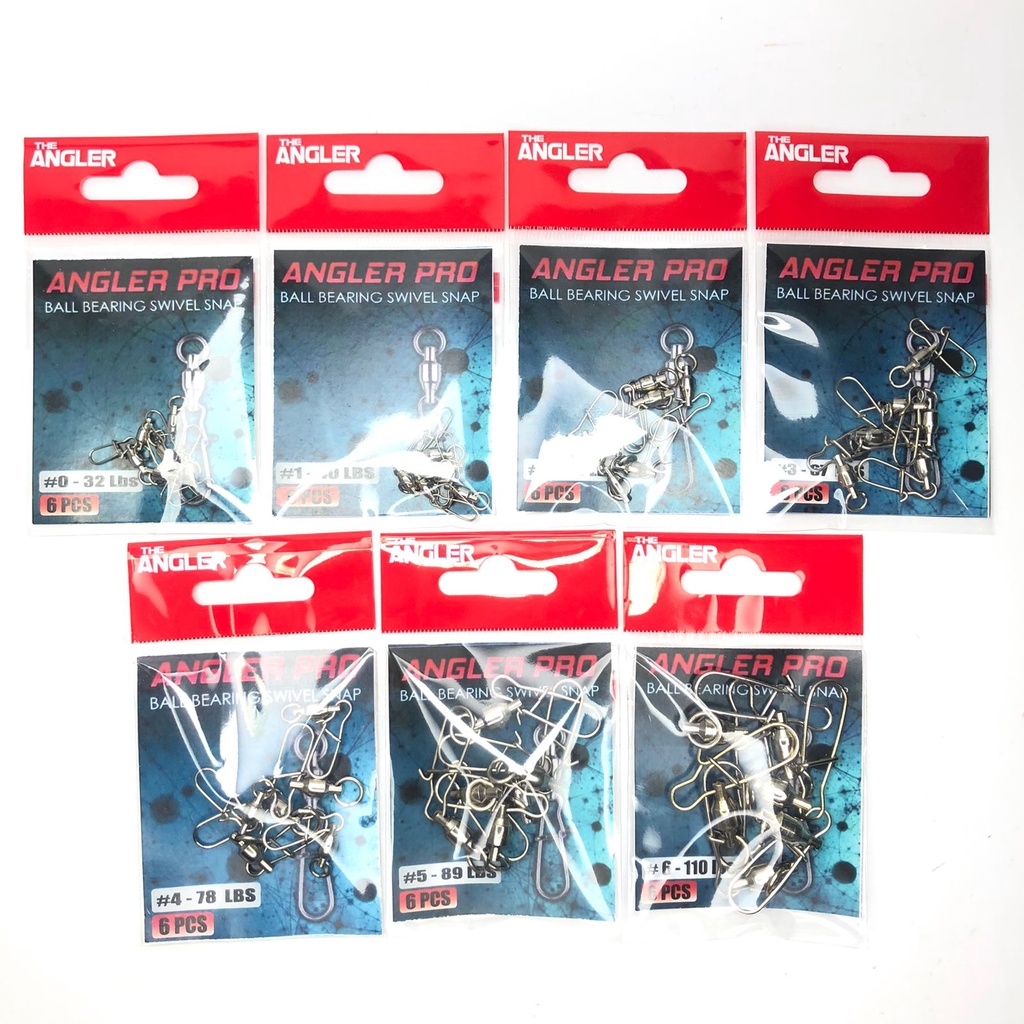 SNAP Ball Bearing swivel snap lock isi 6 biji