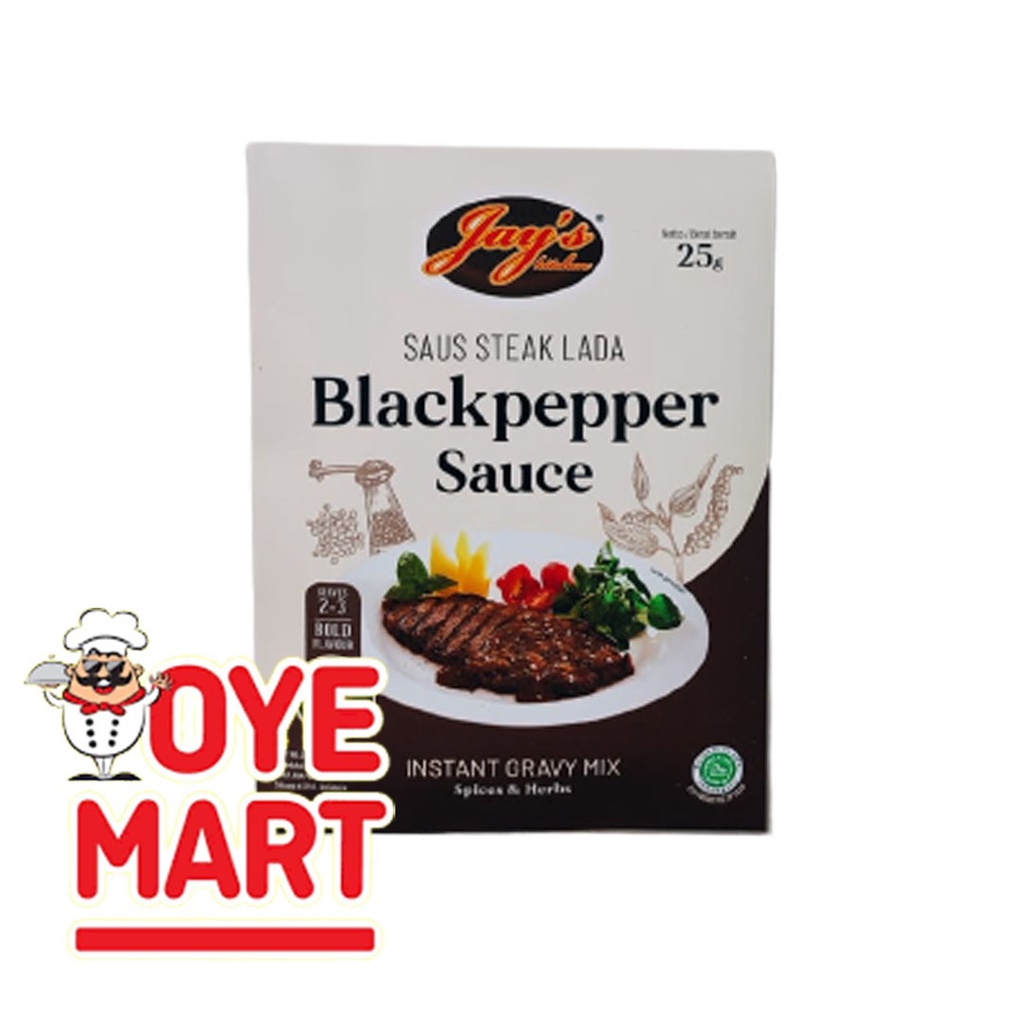 JAYS BLACKPEPPER SAUCE 25G / SAUS LADA HITAM