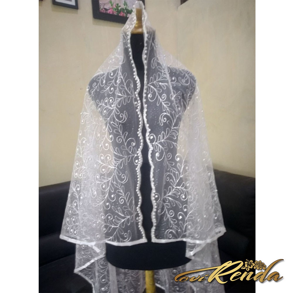 Veil Mutiara Akar / Slayer Pengantin Akar / Kerudung Akar Mutiara