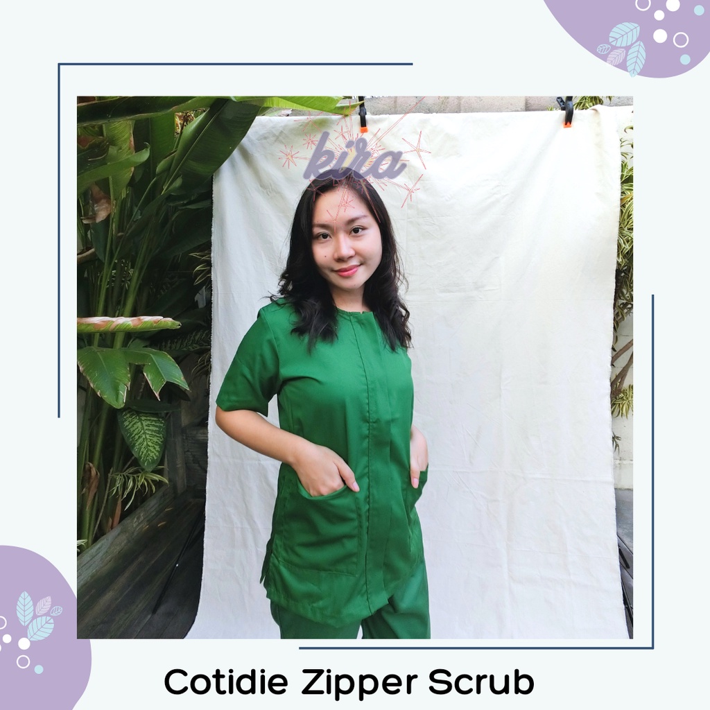 [SCRUB RESLETING MEDIS EDITION] | SET RESLETING Lengan Pendek/Drill Premium/Baju Jaga Oka Malam/Sera