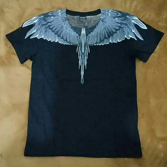 Kualitas Terbaik Kaos Marcelo Burlon Wings Black Original MURAH