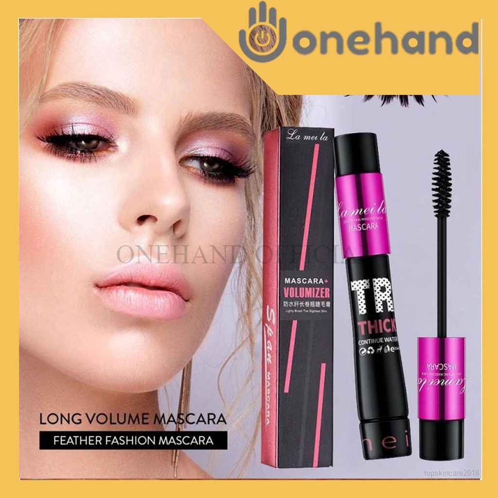 Maskara Lameila Ultra Volumizer  Thick Waterproof fiber eyelash primer Mascara 790 Ampuh Memanjangkan Melentikkan Bulu Mata dan Pelebat Alis