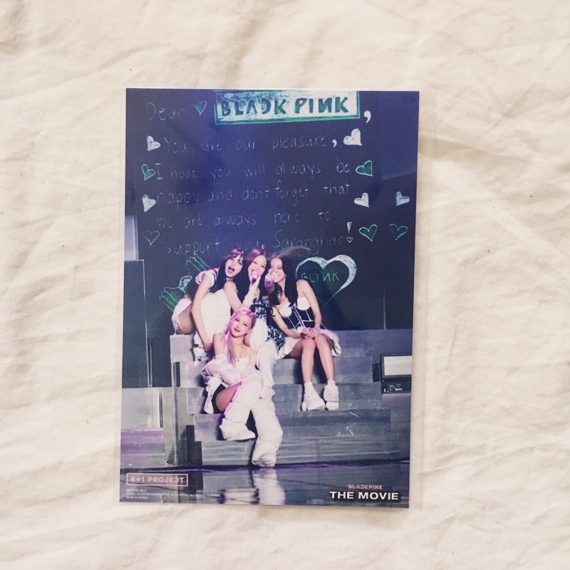 BLACKPINK THE MOVIE JAPAN BENEFIT PHOTO POSTCARD OFFICIAL BENEFIT POB PHOTOCARD PC FILMSTRIP PHOTOFI
