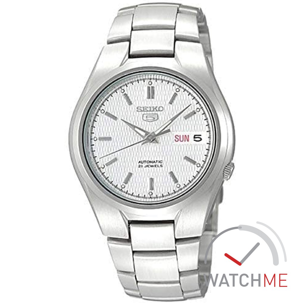 Jam Tangan Seiko 5 SNK601K1 Automatic Full Silver 30m Stainless Steel Original Bergaransi