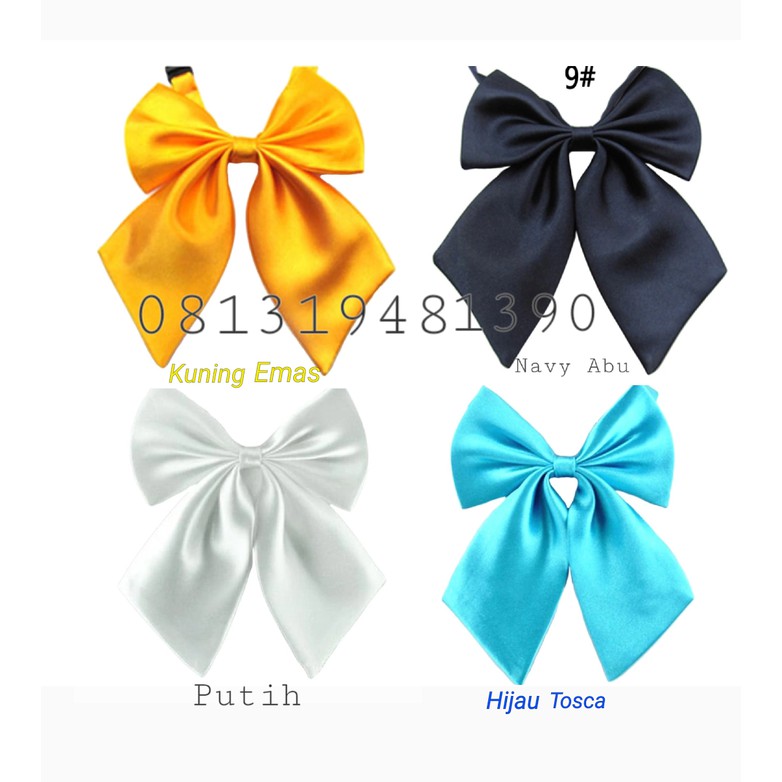 Dasi Wanita / Dasi Kupu - Kupu Wanita / Bowtie Cewek /Perempuan Import - Merah