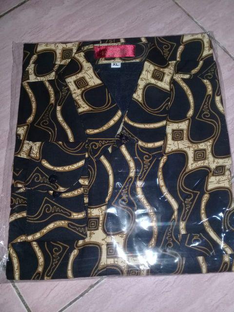 Parang Jokowi Kemeja Batik Pria Katun Sragenan Full Furing