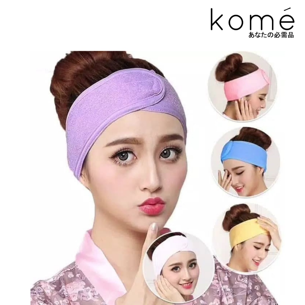 Headband Beauty Towel / Bandana Make Up / Bando Facial / Bando Kep