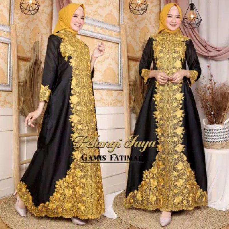 [COD]GAMIS FATIMAH/GAMIS ORIGINAL/GAMIS TAFETTA/BY PELANGI JAYA