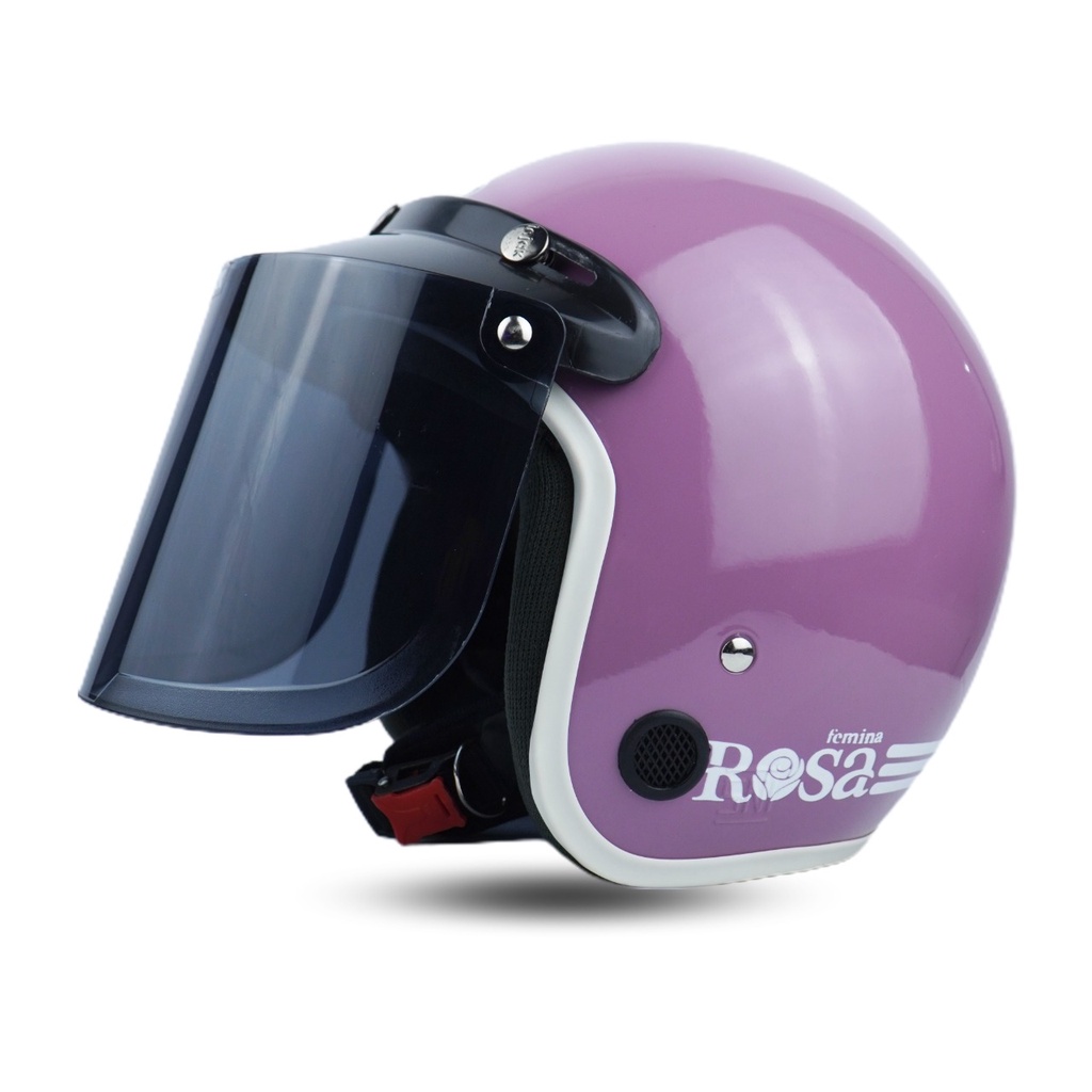 Helm Bogo Dewasa Wanita Pria Cewek Cowok Motor Sni Helem Retro Klasic Classic Cod Warna Pastel