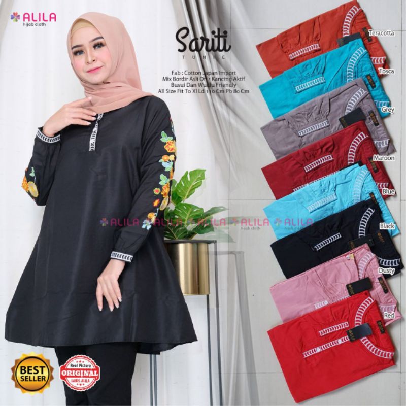 SARITI TUNIK / ORI ALILA / TUNIK KATUN BORDIR