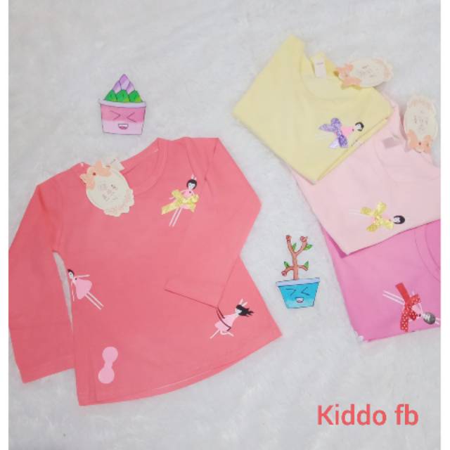 Baju anak  import perempuan  1 4 thn baju anak  tangan  