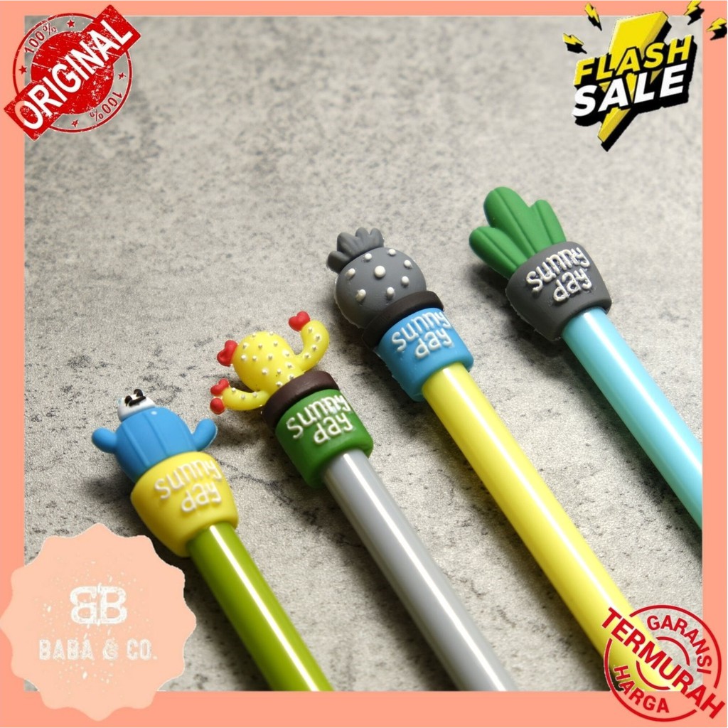

PEN MURAH KAKTUS SUNNY DAY PEN MURAH PUPEN GEL BOLPEN UNIK ALAT TULIS SEKOLAH KANTOR ATK MURAH