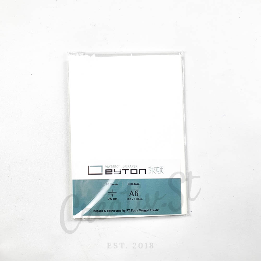 

Leyton A5 A6 Water Color Paper Sheets 300 Gsm Cold Press Watercolor Kertas Cat Air