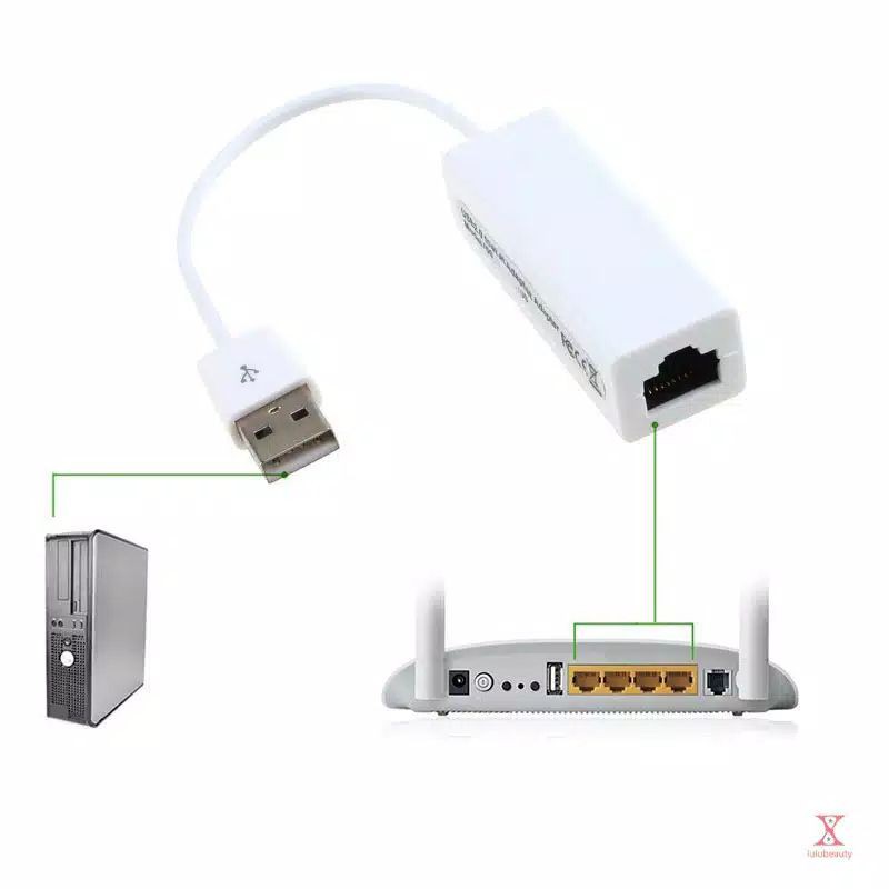 CONVETER USB TO LAN HIGH QUALITY - USB TO ETHERNET RJ45 - USB 2.0 TERBAIK