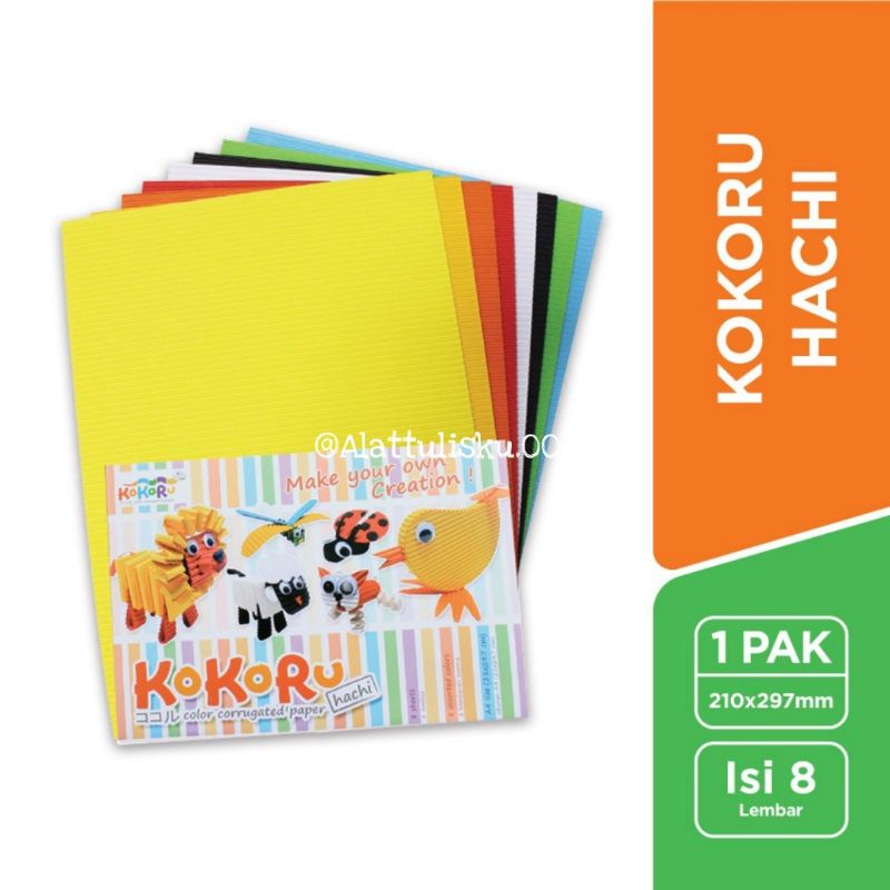 

Kokoru Kertas Bergelombang Hachi A4