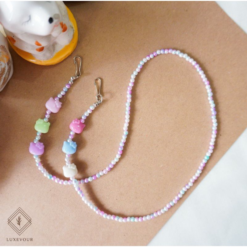 Gantungan Masker/Tali Masker/Kalung Masker/Strap Mask / Strap Masker hijab dan non hijab PREMIUM