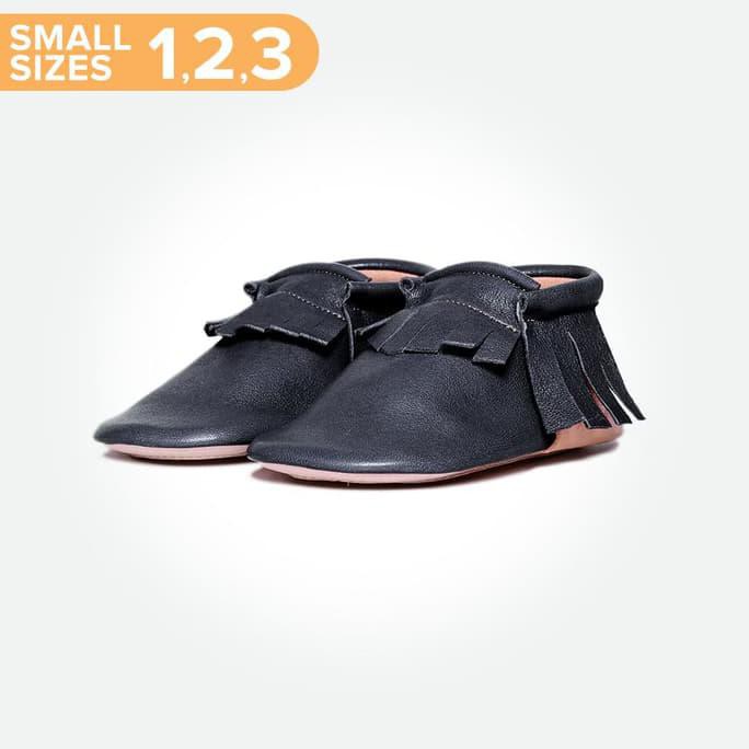Terbaru Baby Moccasins Ultralight Small - Black (Sepatu Bayi Pyopp) - Size 3 Terbaru