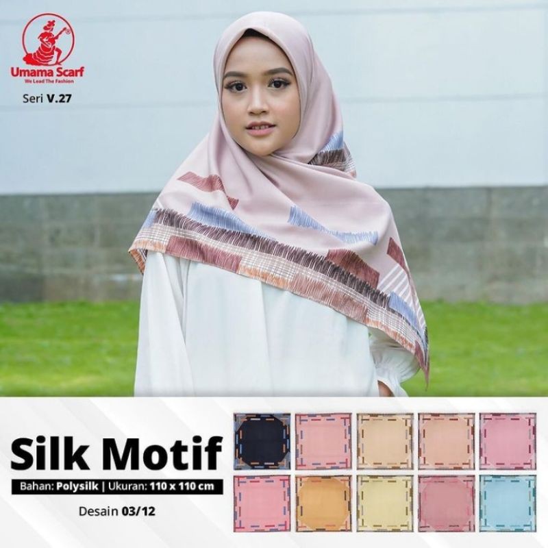 umama scarf umama scarf silk motif desain 03
