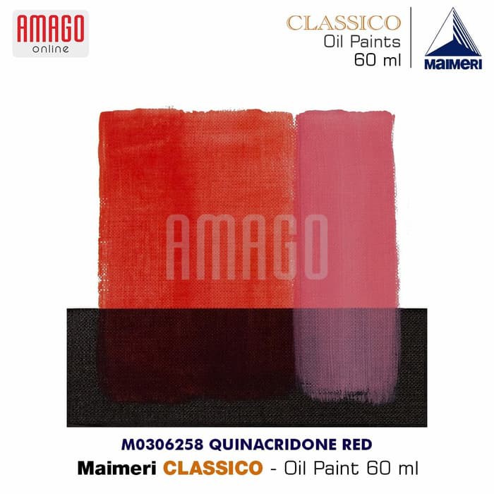 MAIMERI CLASSICO - OIL PAINT - QUINACRIDONE RED - 60ML - M0306258