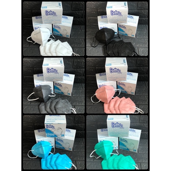 Masker KN95 KN 95 SENSA Earloop Medis 5 ply isi 20