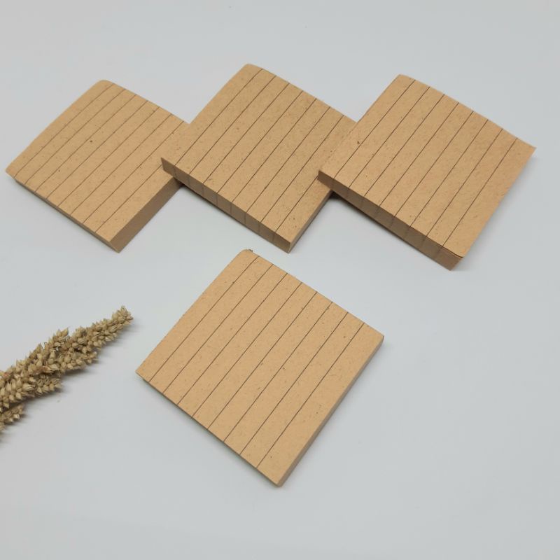 Notepad Craft Vintage Coklat  Murah Memopad Kota Titik garis Polos Catatan Pengingan-Line/Garis - CRAFT