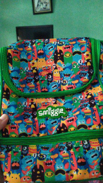Smiggle Lunch Bag/strap Lunch Bag/tas Makan Anak Playgroup/