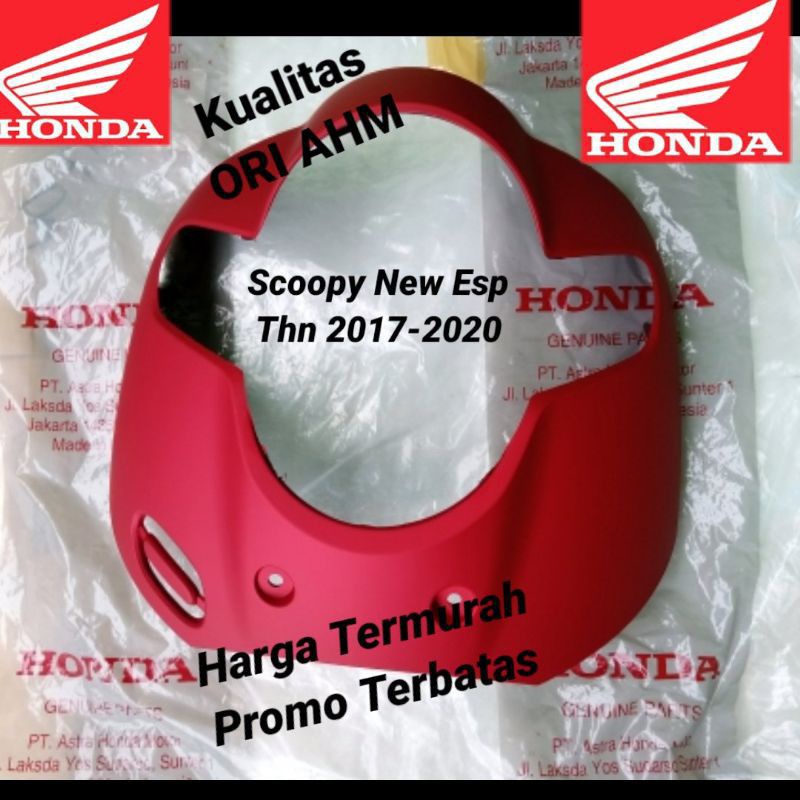 Tameng Panel Body Depan Scoopy new fi esp K93 2019 Merah Dof Original